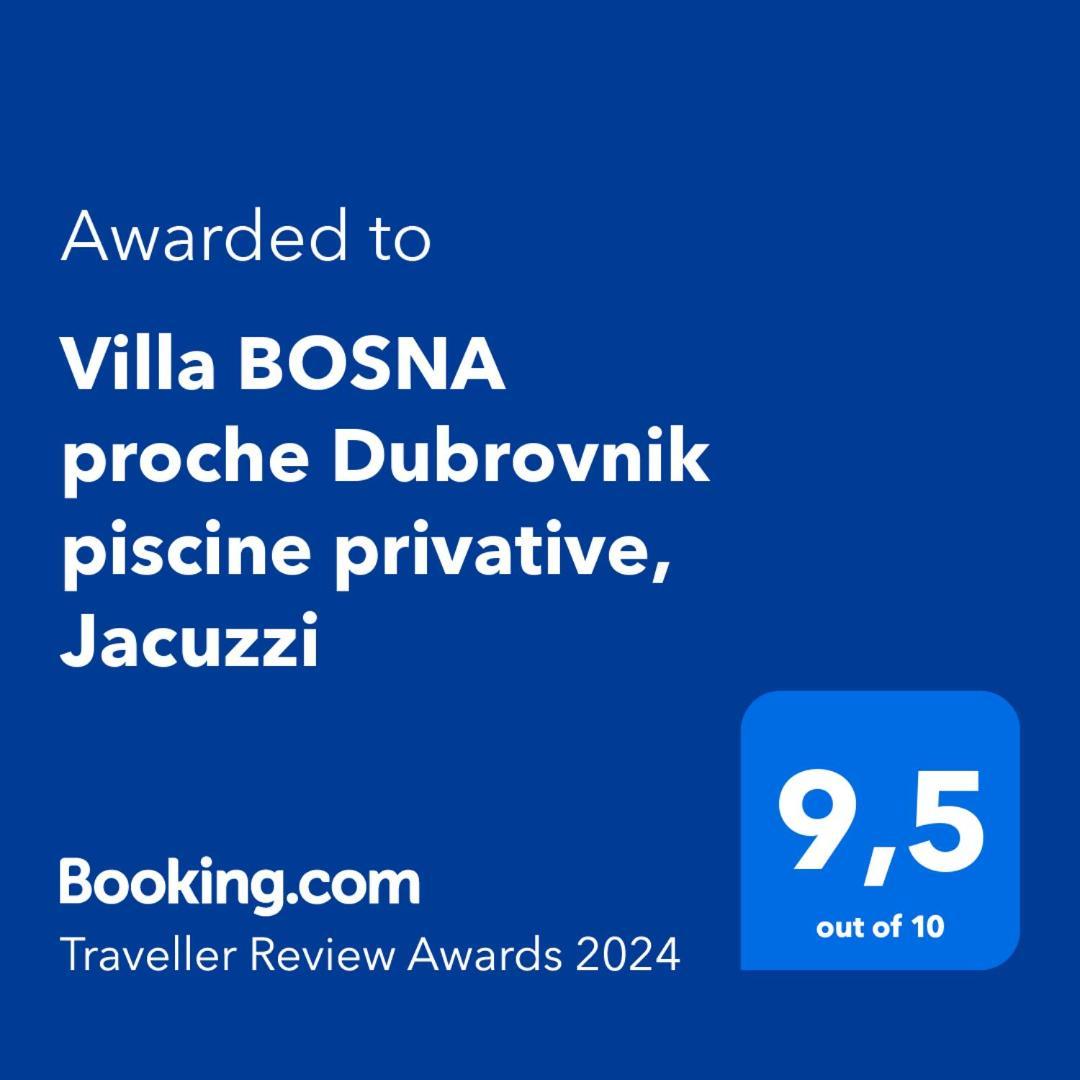 Villa Bosna Near Dubrovnik Very Beautiful Villa Entirely Privatized Swimming Pool, Jacuzzi, Sauna, Billiard, Ping-Pong Ivanica Exterior foto